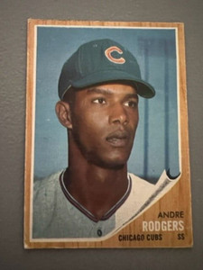 QTY: 1962 Topps Baseball Andre Rodgers ( Chicago Cubs ) #477