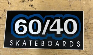 60/40 SKATEBOARDS Skateboard Sticker decal Mark GONZALES 6040  - Picture 1 of 4