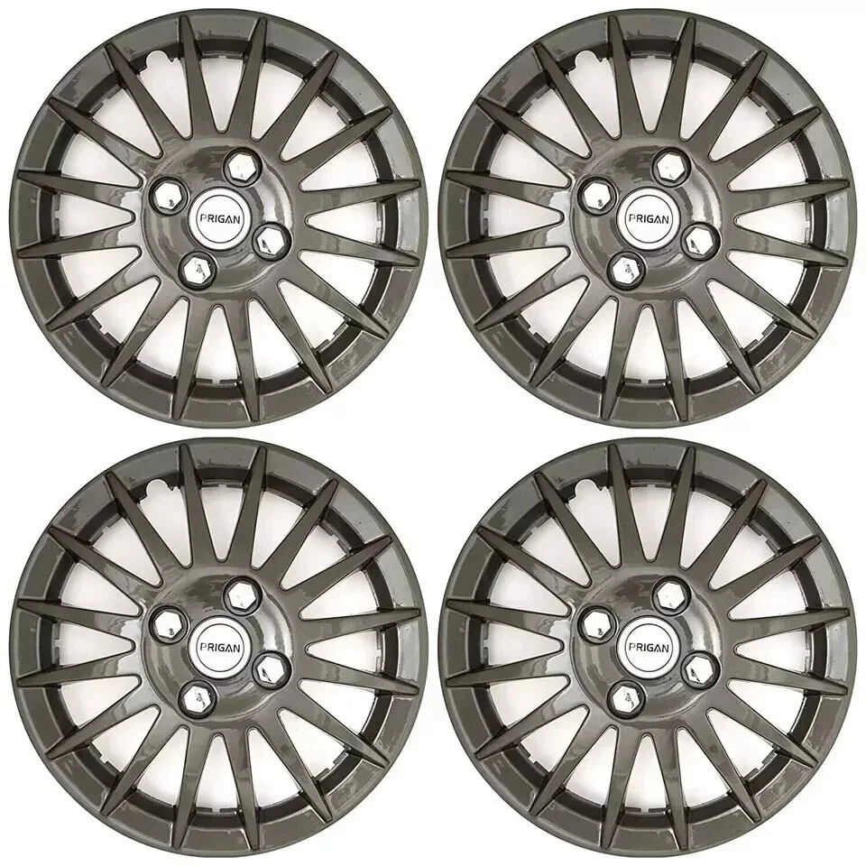 Grey 12 Inch Wheel Cover Wheel Cap Universal Model Set of 4 Pcs - Image 1 of 4