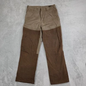Browning Brush Pants Mens 35x30 Brown Dark Wash Upland Hunting Pants Chaps - Picture 1 of 16