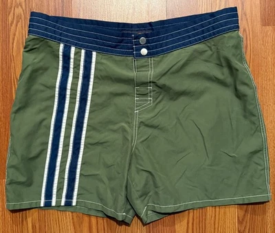 Reyn Spooner Board Shorts Mens 34 4" Striped Swim Trunks Hawaiian - Image 1 of 4