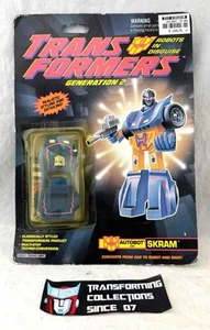 Transformers Original 1993 G2 Axelerators Skram MOSC - Picture 1 of 2