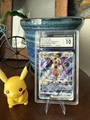 Zeraora VSTAR GG43/GG70 Full Art Ultra Rare Card Pokémon CGC10 - Image 1 of 2