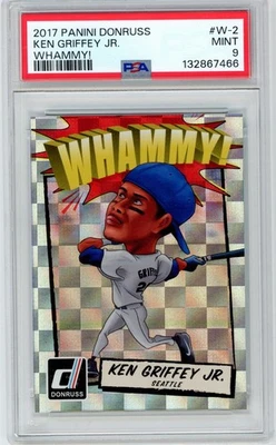 2017 Panini Donruss KEN GRIFFEY JR. Whammy! SSP MARINERS HOF PSA 9 MINT N760 - Image 1 of 3