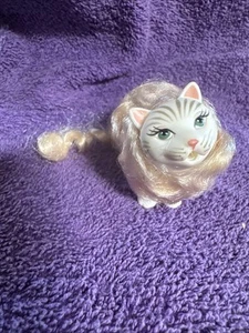 2000 Barbie Pet Kitty Cat MARSHMALLOW Drinks & Wets Brushable Long Hair - Picture 1 of 4