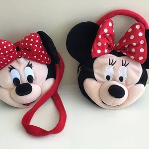 De colección 2 Minnie Mouse Monedero Bolso de Hombro Niño Pequeño Mini Monedero Disney Niños - Imagen 1 de 6