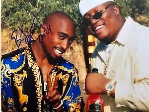 B -Legit Rap Icon Signed 8x10 Photo W/Tupac - Picture 1 of 1