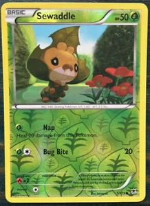 Pokémon TCG | Sewaddle 5/119 | XY Phantom Forces | Reverse Holo | NM - Picture 1 of 2