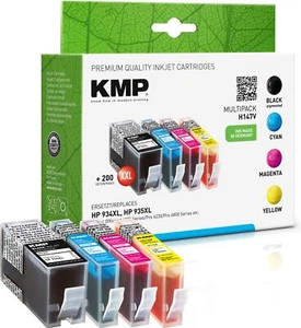 KMP Multipack H147V schwarz, cyan, magenta, gelb Tintenpatronen ersetzen HP Offi - Bild 1 von 1