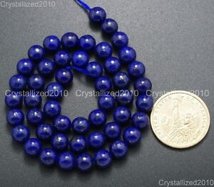 Natural Lapis Lazuli Gemstone Round Beads 2mm 3mm 4mm 6mm 8mm 10mm 12mm 15.5’‘
