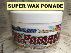 WAVE BUILDER SUPER WAX FÓRMULA AVANZADA POMADA 3,5 OZ PARA CABELLO DIFÍCIL DE ONDEAR - Imagen 1 de 3
