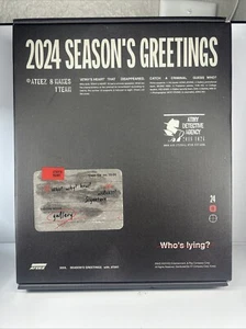 DVD + Calendario + Diario + Libro + 21 Tarjetas + Póster Caja Abierta ATEEZ 2024 - Imagen 1 de 10