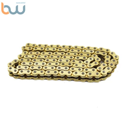 Cadena de transmisión color dorado 520 x114 ATV moto 520 paso con junta tórica 114 eslabones Foto 1 de 4