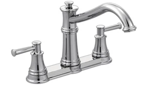 Grifo de cocina de doble mango de arco alto Moen 7250C Belfield 1,5 GPM - Imagen 1 de 1