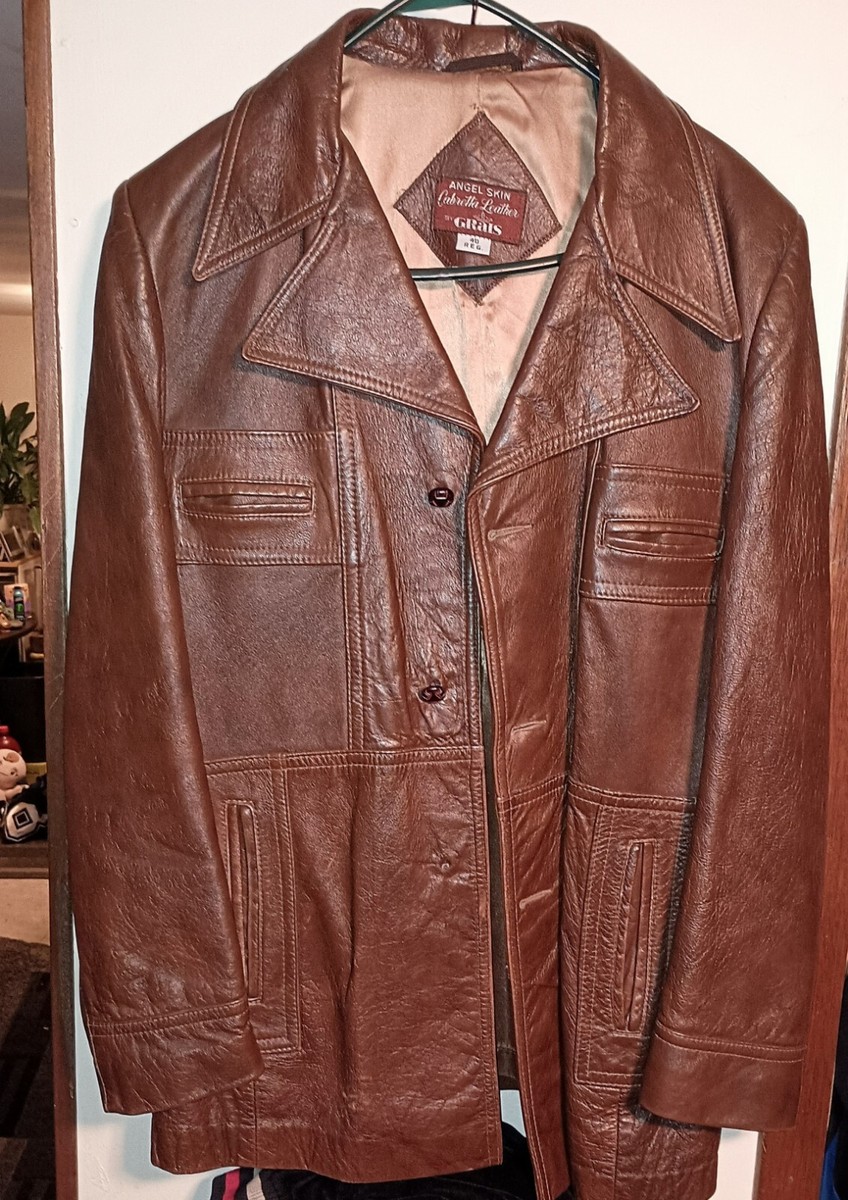 Brown Leather 1970s Vintage Outerwear Coats & Jackets for Brown Leather 1970s Vintage Outerwear Coats & Jackets for
