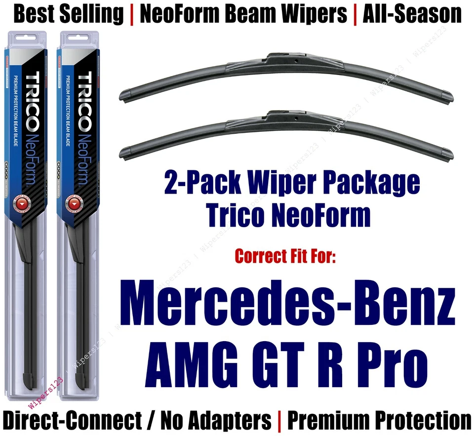 2-Pack Premium NeoForm Wipers fit 2020 Mercedes-Benz AMG GT R Pro - 162012x2 Foto 1 de 1