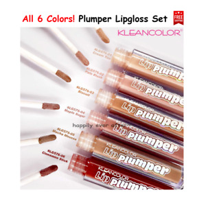 6 PCs Lip Plumper - Hydrating & plumping Lip gloss, All 6 Color Shine & Volume