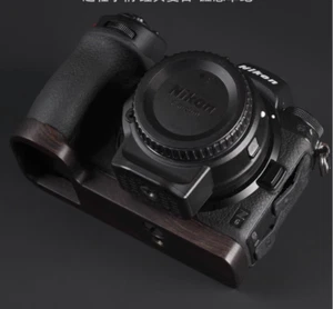 Mango de madera hecho a mano para base de cámara Nikon Z5 Z6 Z7 Z6ii Z7II - Imagen 1 de 17