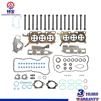 Cylinder Head Gasket Set Bolts For 2015-2017 Ford Edge Flex Taurus MKZ MKX 3.5L — 第 1/4 张图片