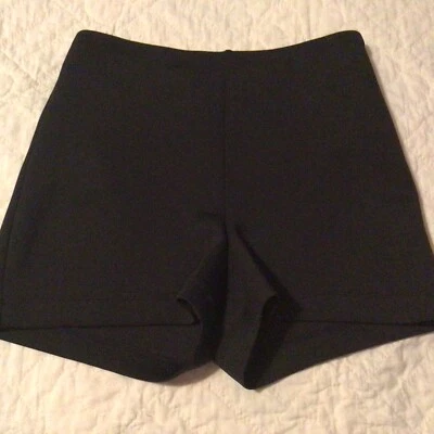 Pantalones cortos Bebe para mujer talla pequeña negro tejido TJM Foto 1 de 4