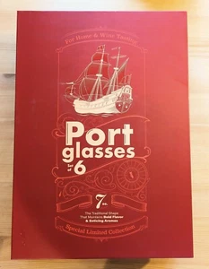 Glassique Cadeau Port Wine Glasses Vintage Dessert Hand Blown Lead Free Classic - Picture 1 of 5