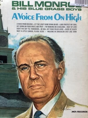 BILL MONROE & HIS BLUEGRASS BOYS A Voice From  on High M- LP+bonus CD TESTED  - Image 1 of 4