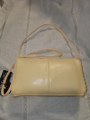 Bolsa de couro vintage Rafferty com TAGS (LEIA) amarelo cremoso/claro - Imagem 1 de 4