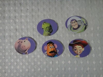2009 Pixar Toy Story Yahtzee Jr Peças de Reposição Pontuação Azulejos Token Roxo - Imagem 1 de 2