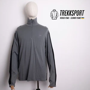 ICEBREAKER 260 Men's Long Sleeve 100% Merino Wool Gray Zip Pullover XL 1/4 - Picture 1 of 9