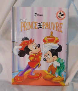 Libro illustrato Disney francese Prince & Pauper povero HC Club Topolino 1993 44 pp carino - Foto 1 di 11