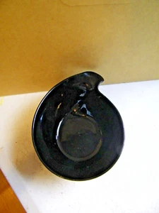 Frankoma bowl, candy dish black clay - Picture 1 of 5