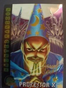 1995 FLEER ULTRA X-MEN ALL-CHROMIUM GOLD SIGNATURE 95 Professor X Wizzard - Picture 1 of 2