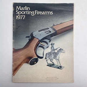 1977 Marlin Sporting Firearms Catalog Vintage Paperback - Picture 1 of 4