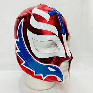 Ry Mysterio handgefertigt Kinder Größe Lucha Maske Pullover Passform Elasthan rot & blau Farbe - Bild 1 von 4