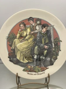 BARKIS AND PEGGOTTY Plate The Remarkable World of Charles Dickens Konrad Hack - Picture 1 of 2