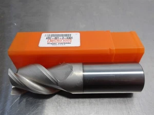 1 NEW! Micro100 1" Carbide Endmill 3FL .030R 1.5"LOC ARC-001-3-030S - Picture 1 of 3