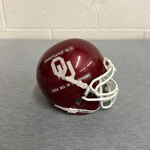 Minicasco Oklahoma Sooners OU Big 12 Undefeated Champions 2004 - Imagen 1 de 5