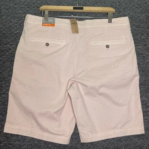 American Eagle AE NWT Chino Shorts Men 36x10 Slim Extreme Flex Pink Preppy Coast - Picture 1 of 8