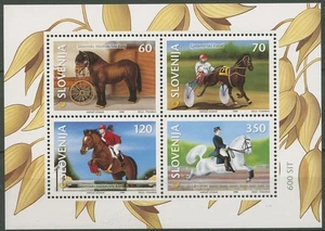 Slowenien 1999 Pferde Block 9 postfrisch (C90282) - Bild 1 von 1
