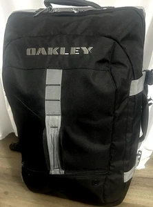 Oakley 27” Tall Black Rolling Travel Bag Luggage Suitcase on Wheels w/ Handle  - Picture 1 of 7