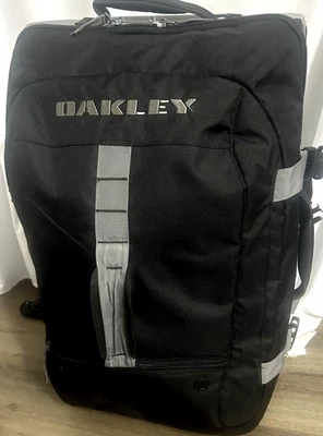 Oakley 27” Tall Black Rolling Travel Bag Luggage Suitcase on Wheels w/ Handle  - Image 1 of 4