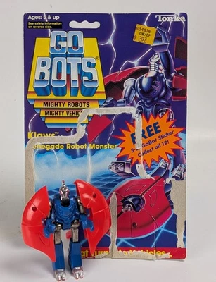 1986 Vintage Bandai Tonka Gobots Klaws Monster & Original Package Figure - Image 1 of 3