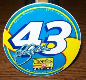 JOHN ANDRETTI #43 CHEERIOS 3 INCH ROUND DECAL STICKER BRAND NEW!!!! - Picture 1 of 1