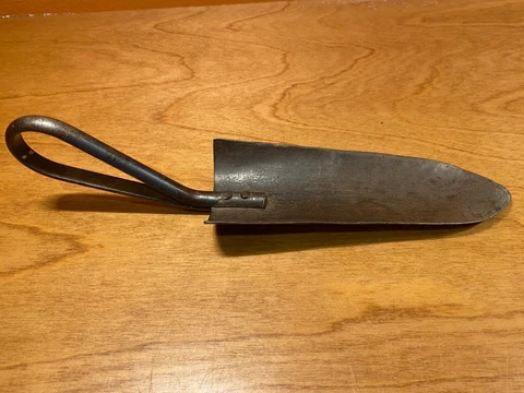 Vintage Garden Scoop/Shovel/Trowl Tool, Hand-Made, 13" x 3", 11.7 oz Cover