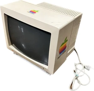 Apple AppleColor 13" Composite Monitor CRT Color Vintage PC Display A2M6020 - Picture 1 of 11