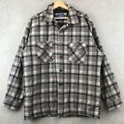 Pendleton Quilted Lined Cpo Shirt Jacket 100% Virgin Wool Mens Size L