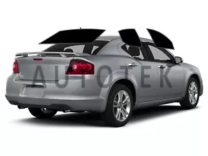 PreCut All Sides Window Film Any Tint Shade % For Dodge Avenger Sedan 2008-2014 - Picture 1 of 11