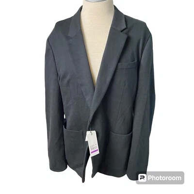 Blazer de fin de semana Calvin Klein talla 2X para mujer | Chaqueta informal negra 40J3029010 Foto 1 de 4