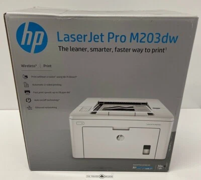 HP LaserJet Pro M203dw A4 Mono Laser Printer G3Q47A - Image 1 of 4
