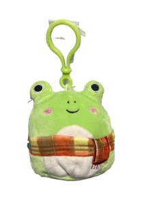 Squishmallow Wendy the Frog With scarf 3.5” Clip Bnwt - Picture 1 of 3